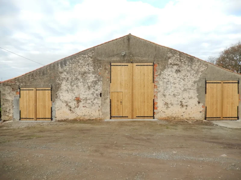 Réalisation d'ossature bois par Tesson Laurent, menuisier charpentier à Saint Julien des Landes