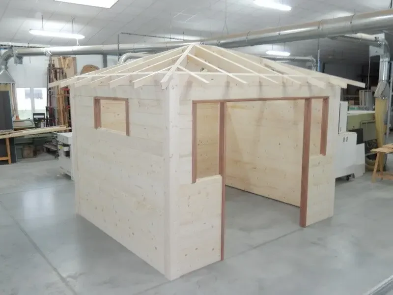 Réalisation de charpente par Tesson Laurent, menuisier charpentier à Saint Julien des Landes