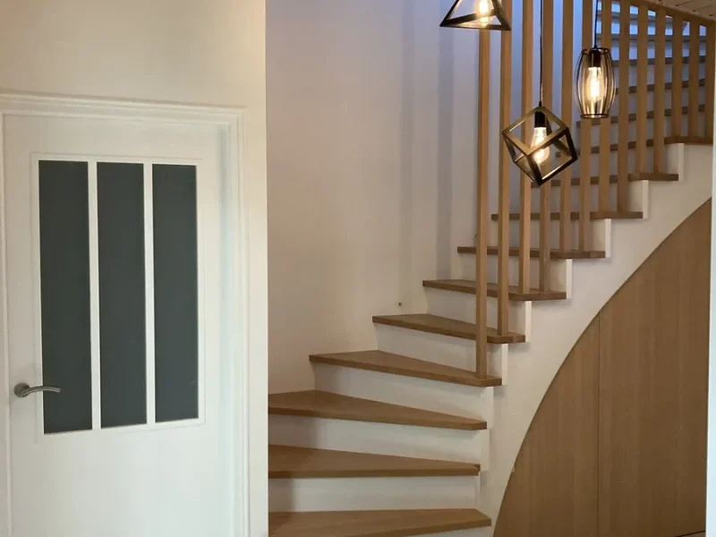 Réalisation d'aménagement intérieur par Tesson Laurent, menuisier charpentier à Saint Julien des Landes